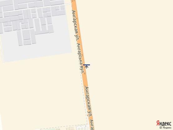 Схема рекламной плоскости по адресу Объезд г.Одесса 27+200 А