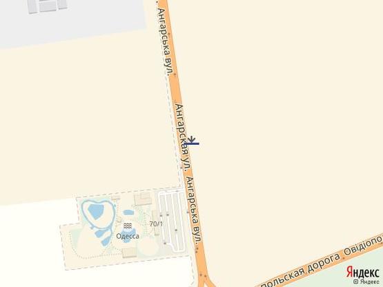 Схема рекламної площини за адресою Объезд г.Одесса 27+600 Б