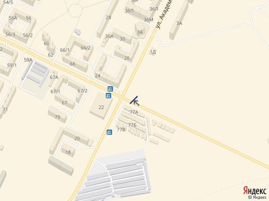 Схема рекламної площини за адресою Заболотного-Сахарова А (трцРивьера)