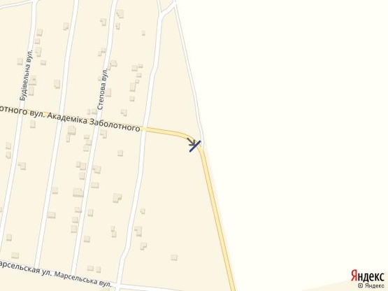 Схема рекламної площини за адресою Заболотного 5 А (трцРивьера)