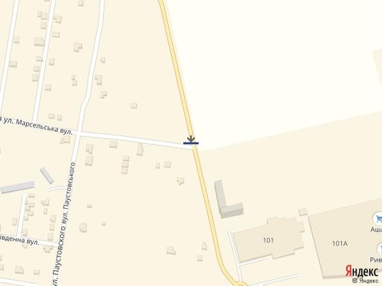 Схема рекламной плоскости по адресу Заболотного 6 А (трцРивьера)