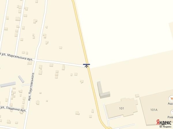 Схема рекламної площини за адресою Заболотного 6 Б (трцРивьера)