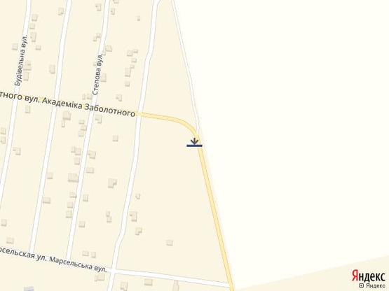 Схема рекламной плоскости по адресу Заболотного 6/1 А (трцРивьера)