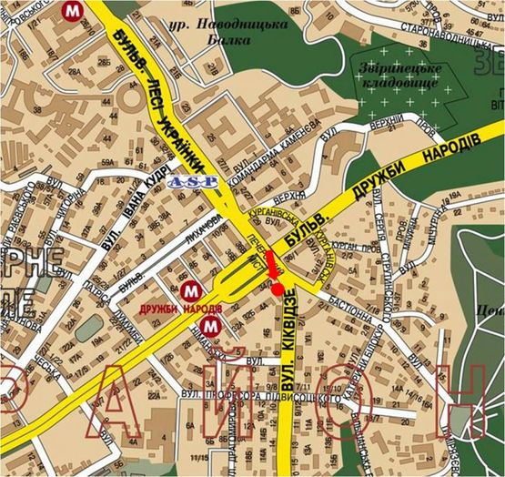 Схема рекламної площини за адресою Бойчука ул. (бывш. Киквидзе ул.), 2, съезд с Печерский мост и Украинки бул., в сторону мост Южный