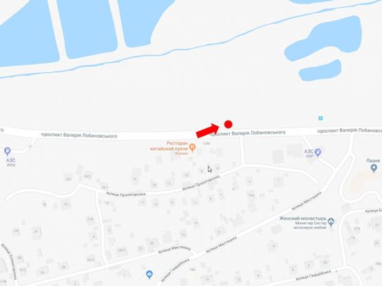 Схема рекламной плоскости по адресу Лобановского пр. (бывш. Краснозвездный пр.), 124 напротив, в сторону Демеевская пл. (бывш. Московская пл.)