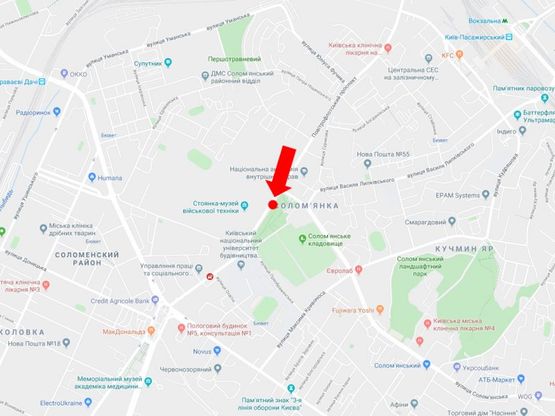 Схема рекламной плоскости по адресу Воздухофлотский пр. 30, напротив, в сторону пл. Севастопольской