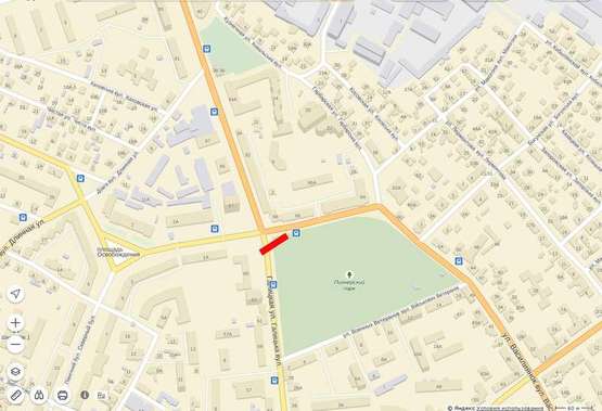 Схема рекламной плоскости по адресу Галицька - вул. Василианок нижній