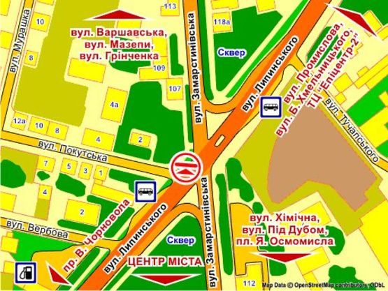 Схема рекламной плоскости по адресу вул. Замарстинівська – Липинського (на перехресті), призма 1