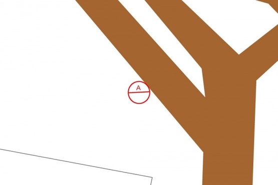 Схема рекламної площини за адресою Бориспольская трасса,поворот на аэропорт-4 ( в  Аэропорт, справа)