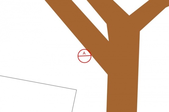 Схема рекламной плоскости по адресу Бориспольская трасса,поворот на аэропорт-5 ( в  Аэропорт, справа)