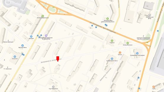 Схема рекламної площини за адресою Ул. Днепровская, 150  м. после поворота с Мазепи на ул. Днепровскую справа