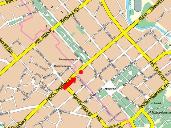 Схема рекламной плоскости по адресу проспект Победы, 81, Палитра пива (сторона А)