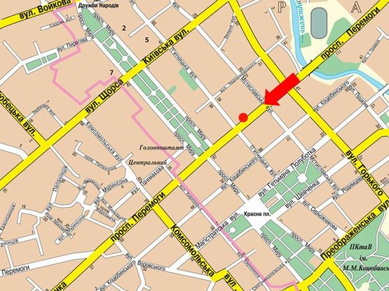 Схема рекламной плоскости по адресу проспект Победы, 96, маг Brain Computers (сторона Б)