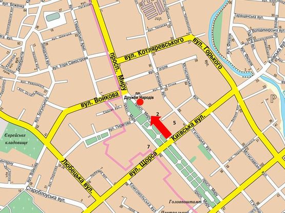 Схема рекламной плоскости по адресу проспект Мира 55 центр Право (сторона А)