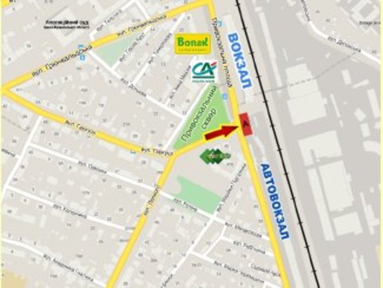 Схема рекламної площини за адресою Черніїв траса Івано-Франківськ-Буковель №3