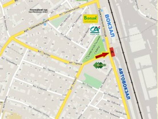 Схема рекламной плоскости по адресу Черніїв траса Івано-Франківськ-Буковель №3