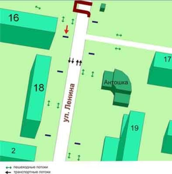 Схема рекламної площини за адресою пр.Мира, 16, №017-А