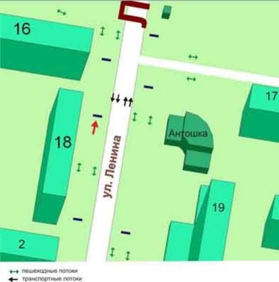 Схема рекламной плоскости по адресу пр.Мира, 18, РА "БЛИК", №022-В