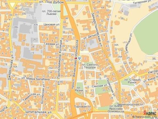 Схема рекламной плоскости по адресу пр.Чорновола 2, НК Міленіум, праворуч від входу