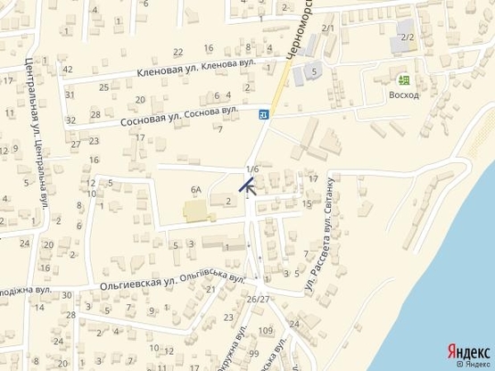 Схема рекламної площини за адресою 2Б. Одесский бульвар