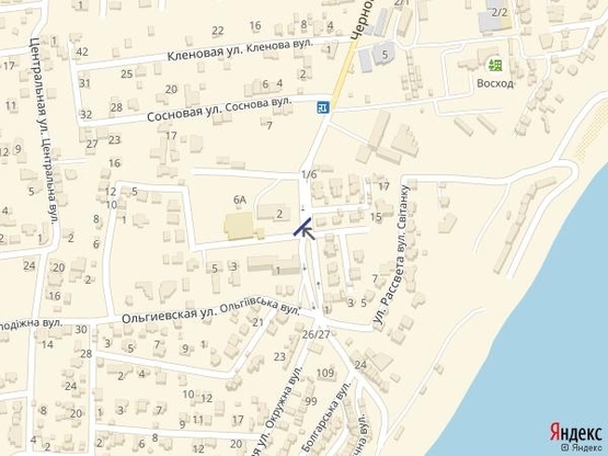 Схема рекламної площини за адресою 5Б. Одесский бульвар