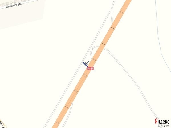 Схема рекламної площини за адресою Одесса - Николаев 22+800 А