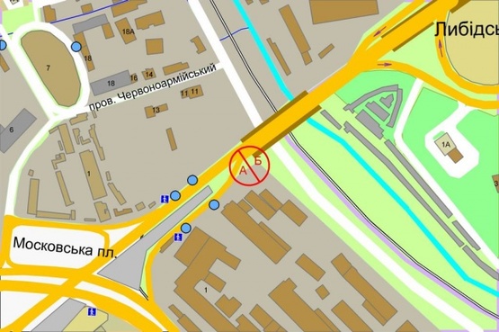 Схема рекламной плоскости по адресу Дружбы Народов бульвар, 1/5