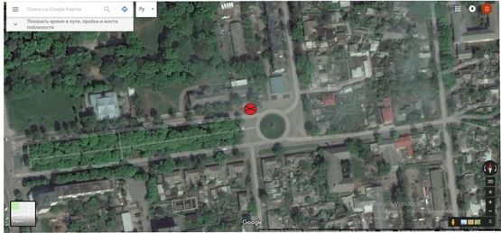 Схема рекламної площини за адресою Бульвар Шевченка, 16