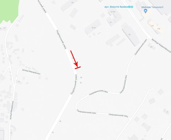 Схема рекламной плоскости по адресу Подольский спуск