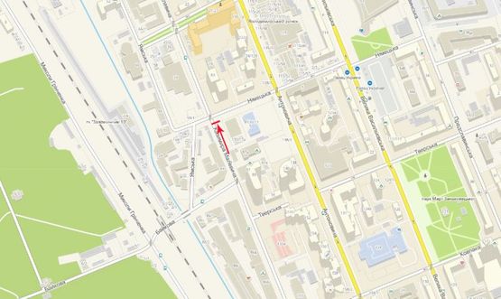 Схема рекламной плоскости по адресу Малевича Казимира ул./ул. Немецкая