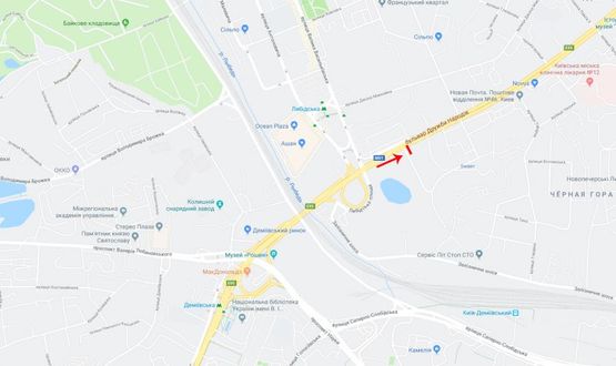 Схема рекламной плоскости по адресу Дружбы Народов бульв. 4/6