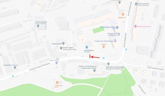 Схема рекламной плоскости по адресу Шаповала генерала ул. у д. 20 Б по ул. Кудряшова