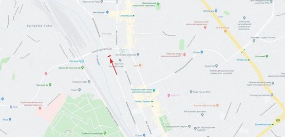 Схема рекламної площини за адресою Малевича Казимира ул, 17