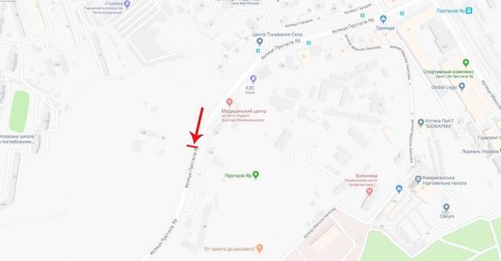 Схема рекламной плоскости по адресу Протасов яр ул. 48