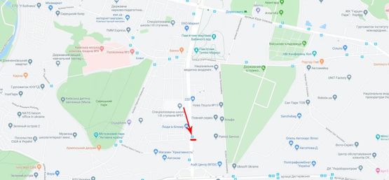 Схема рекламной плоскости по адресу Телиги Е, ул. 3 напротив