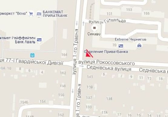 Схема рекламної площини за адресою Рокосовского ул., 70 - 1-го Мая  (BackLit)