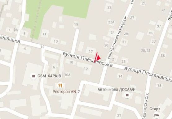 Схема рекламной плоскости по адресу Плехановская ул. - Никитинский пер.