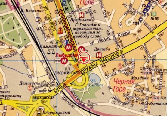 Схема рекламної площини за адресою Большая Васильковская ул., 143-145 (BackLit)