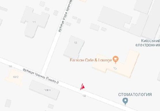 Схема рекламної площини за адресою Патриса Лумумбы ул., 15 (BackLit)