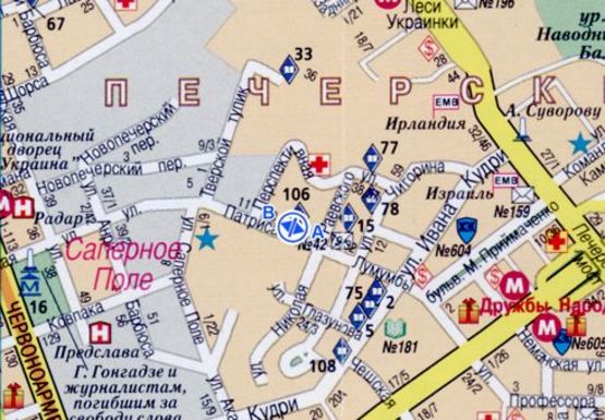 Схема рекламной плоскости по адресу Патриса Лумумбы ул., 17 (BackLit)