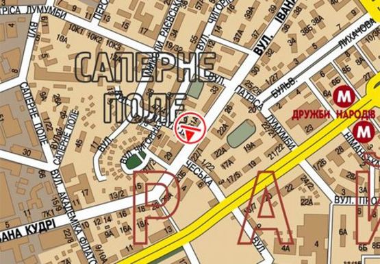 Схема рекламної площини за адресою Кудри Ивана ул., 31а (BackLit)