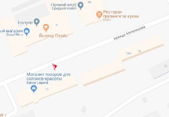 Схема рекламной плоскости по адресу Мечникова ул., 16