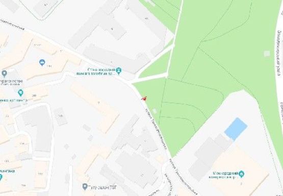 Схема рекламной плоскости по адресу Трехсвятительская ,ул. 4