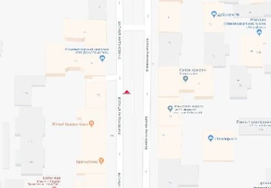 Схема рекламной плоскости по адресу Антоновича ул, 12