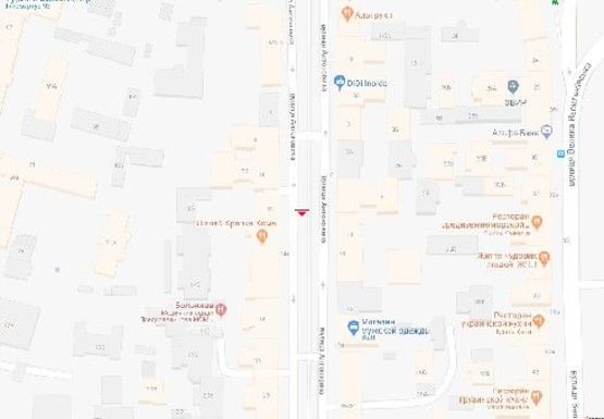 Схема рекламной плоскости по адресу Антоновича ул, 12