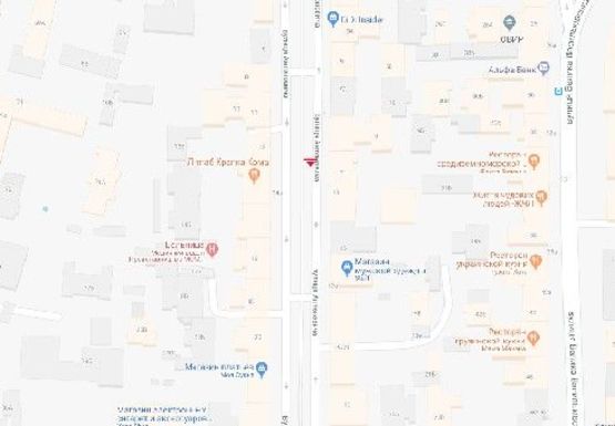 Схема рекламної площини за адресою Антоновича ул, 11