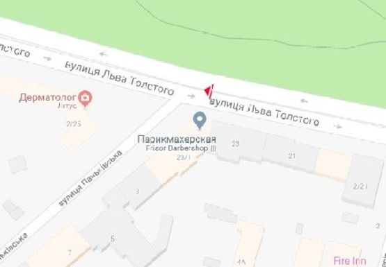 Схема рекламной плоскости по адресу Льва Толстого ул., 23/1