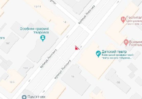 Схема рекламной плоскости по адресу Липская ул., 15/17