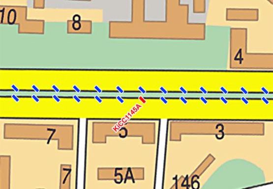 Схема рекламной плоскости по адресу Победы пр.