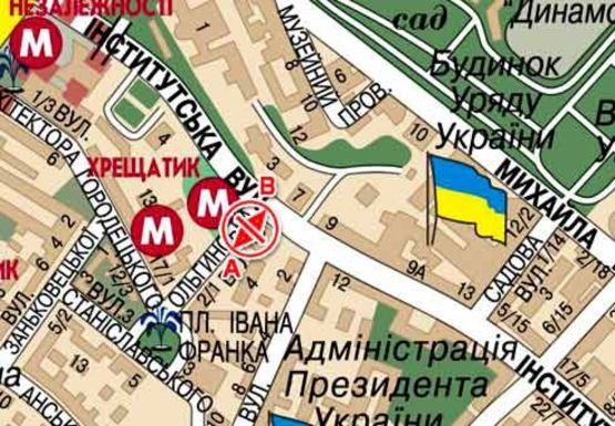 Схема рекламной плоскости по адресу Ольгинская ул., 8